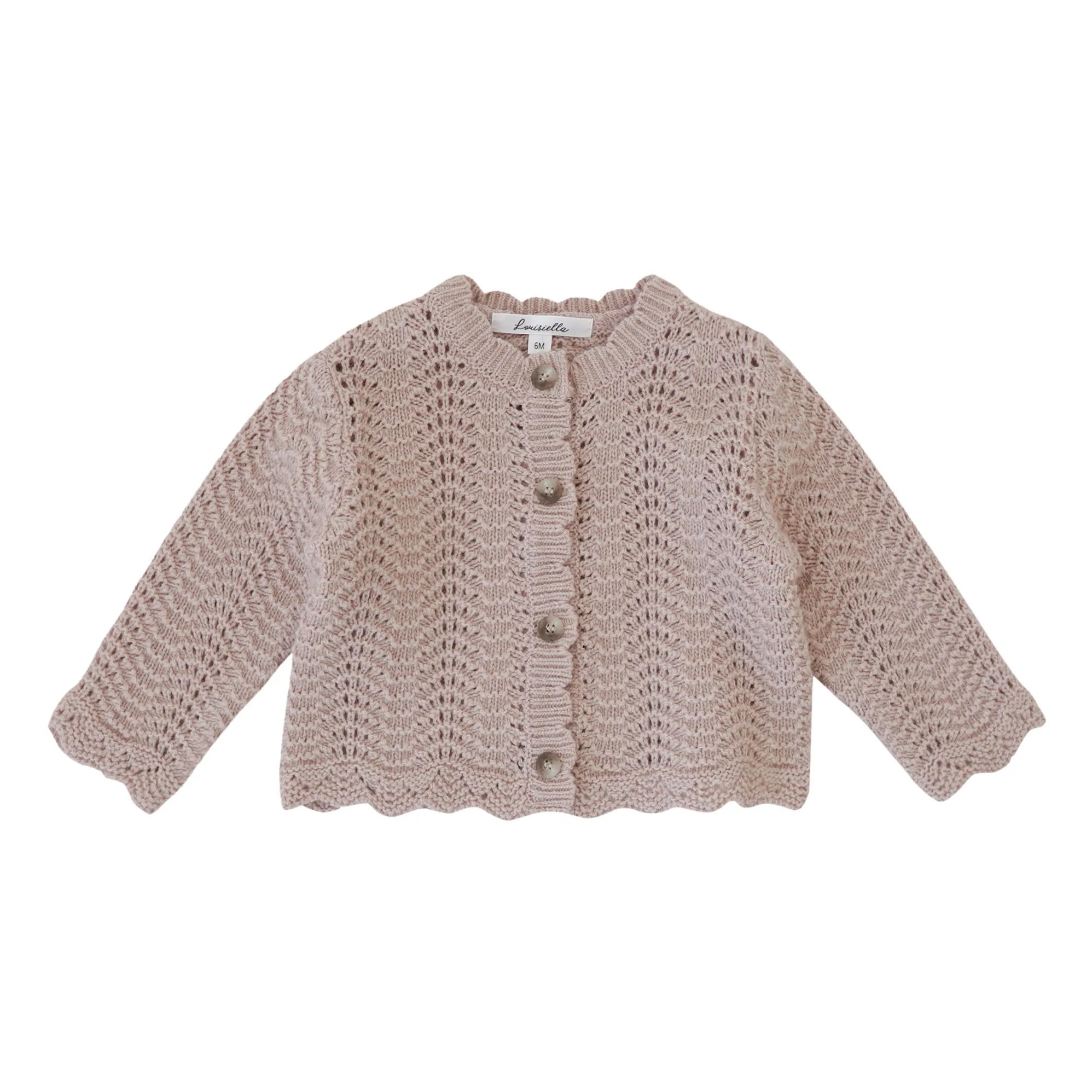 Louisiella Pale Pink Estelle Cardigan