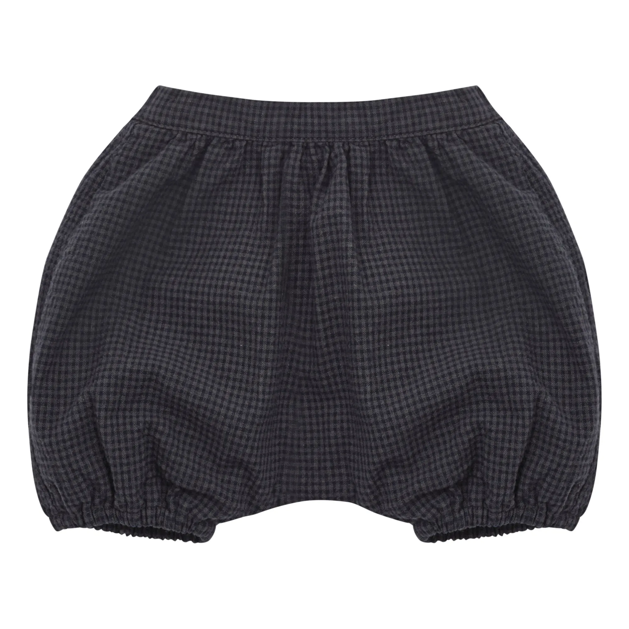 Louisiella Navy Blue Polk Checkered Bloomer