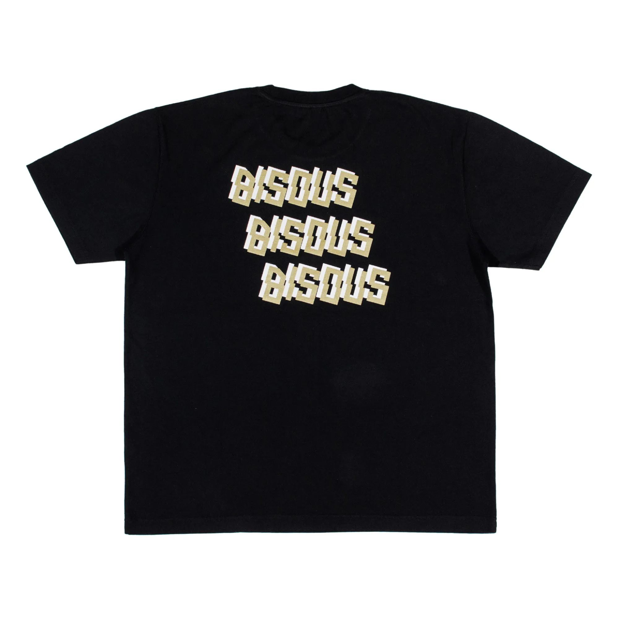 Bisous Skateboards T-shirt Bisous x3 Noir Smallable