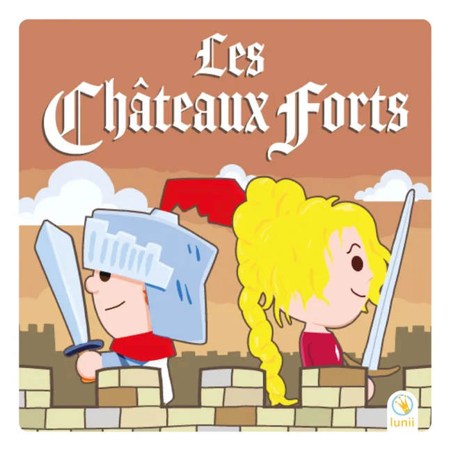 Audio book set - Les châteaux forts