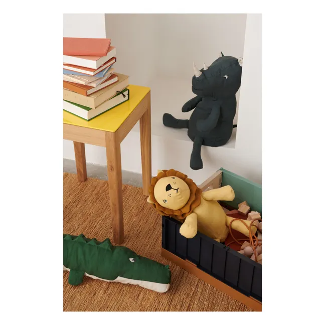 Peluche, modello: leone Halfdan, in cotone bio  | Giallo