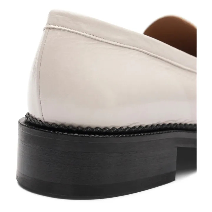 Mocasines de charol N°82 | Blanco- Imagen del producto n°2