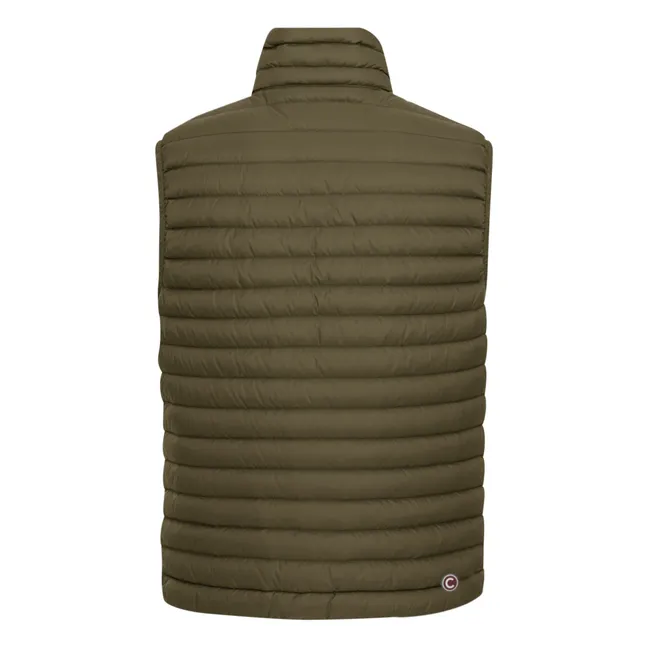 Men's Sleeveless Padded Puffer Jacket | Khaki
