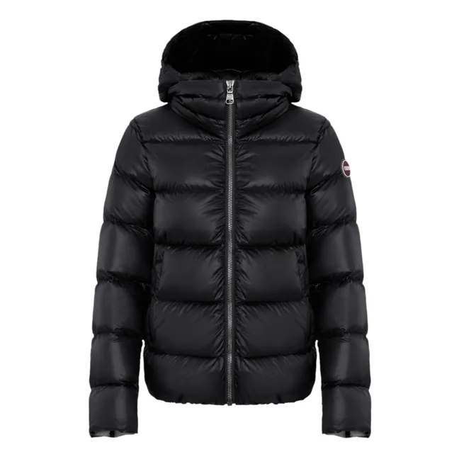 Women's Hooded Padded Puffer Jacket | Black