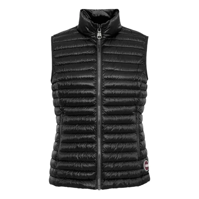 Women's Sleeveless Padded Puffer Jacket | Black