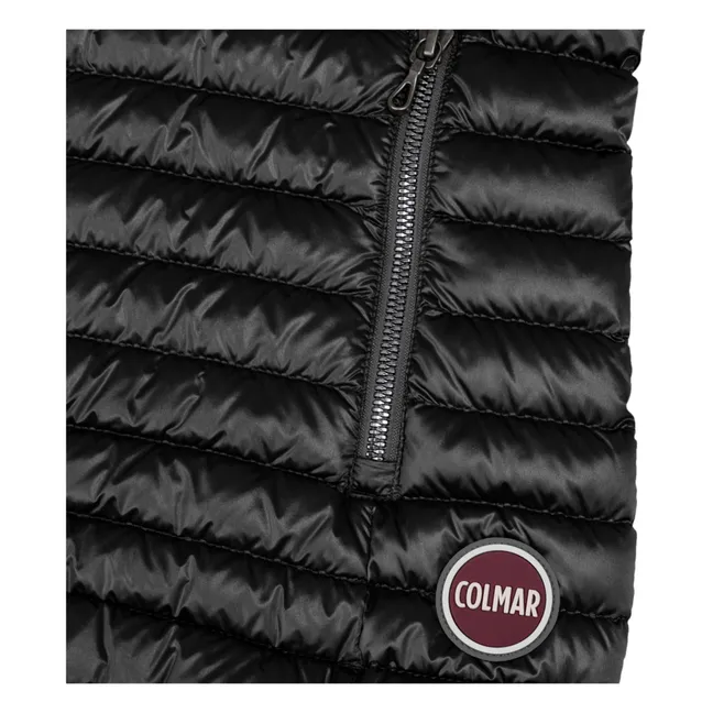 Women's Sleeveless Padded Puffer Jacket | Black