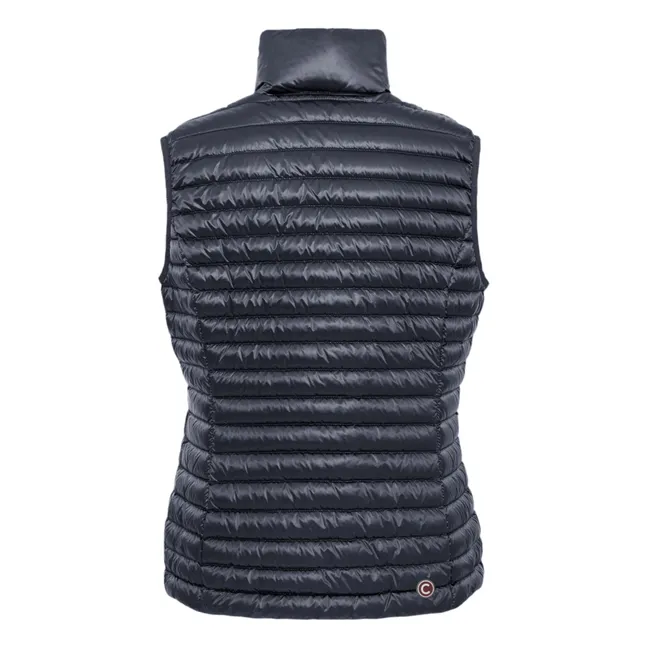 Women's Sleeveless Padded Puffer Jacket | Navy blue