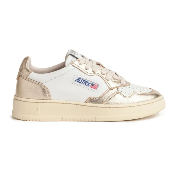 Medalist Low Bicolour Sneakers | Champagne- Product image n°0