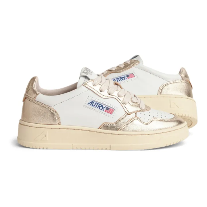 Medalist Low Bicolour Sneakers | Champagne- Product image n°2