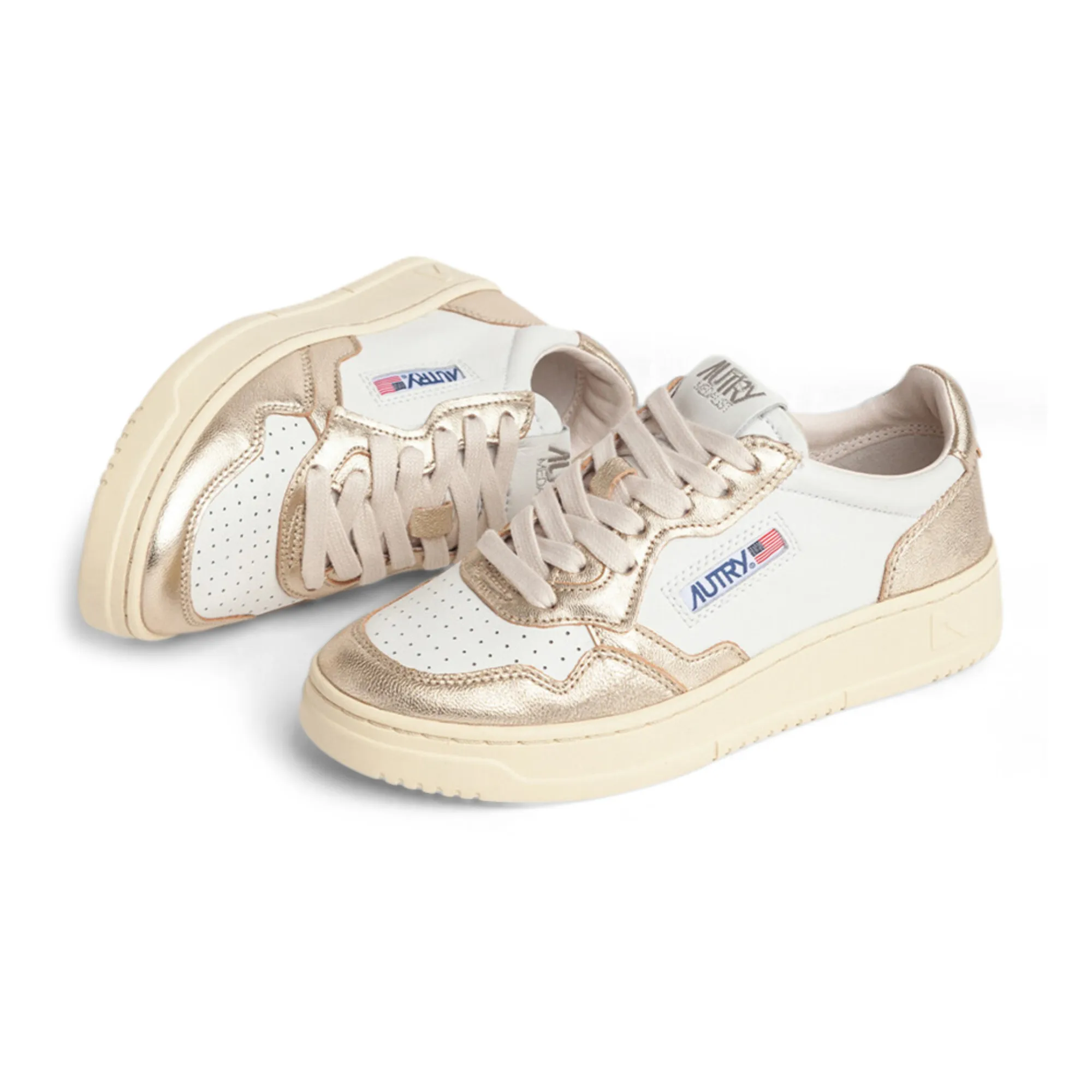 Baskets Medalist Low Bicolore | Champagne- Image produit n°3
