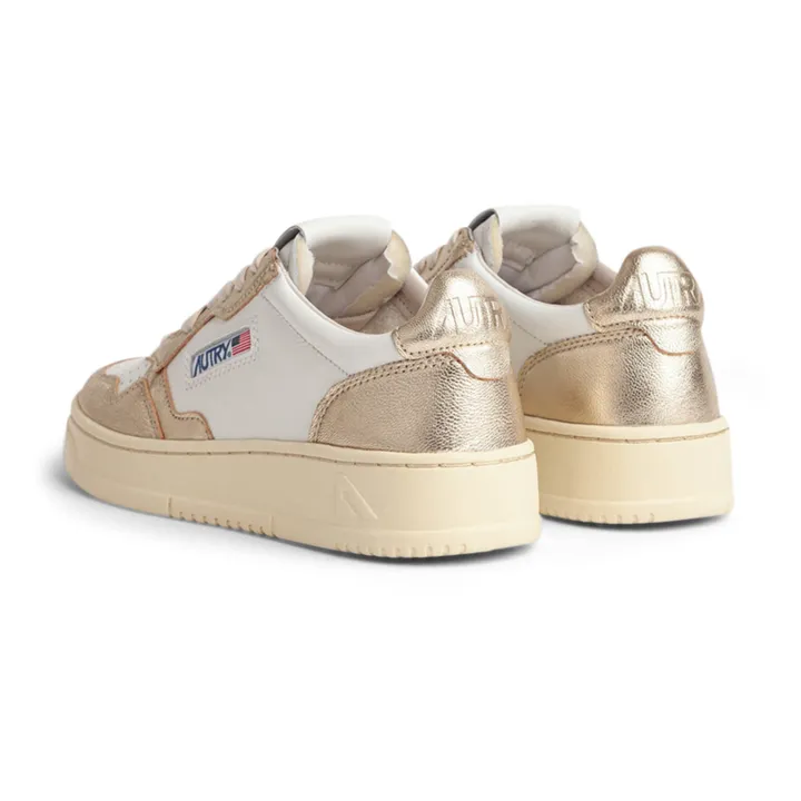 Medalist Low Bicolour Sneakers | Champagne- Product image n°4