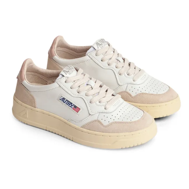 Zapatillas Medalist Low Piel/Ante | Rosa Pálido