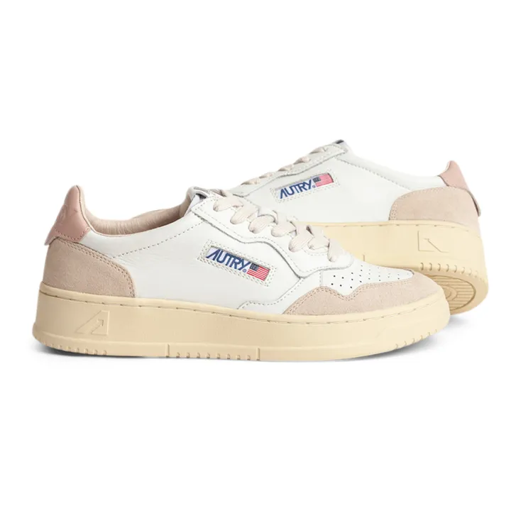 Medalist Low Leather/Suede Sneakers | Pale Pink- Product image n°2