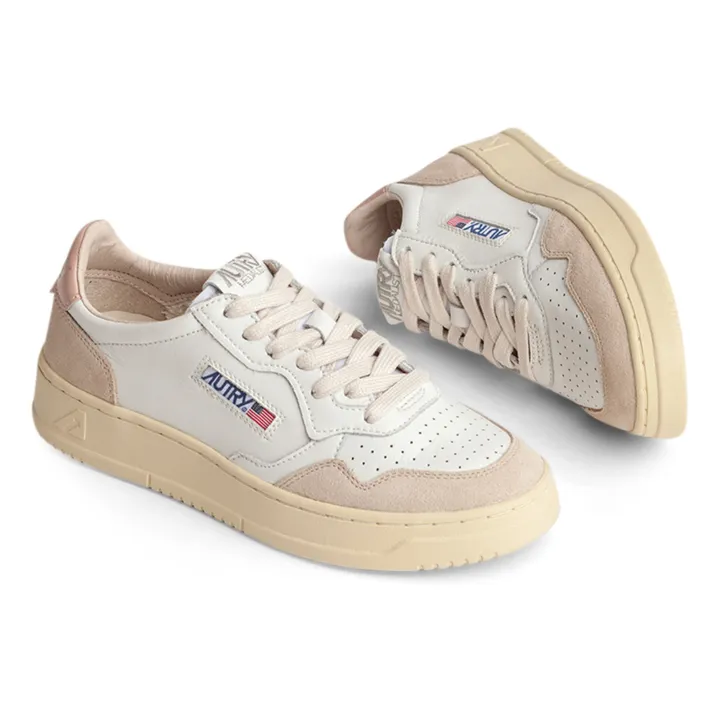 Medalist Low Leather/Suede Sneakers | Pale Pink- Product image n°3