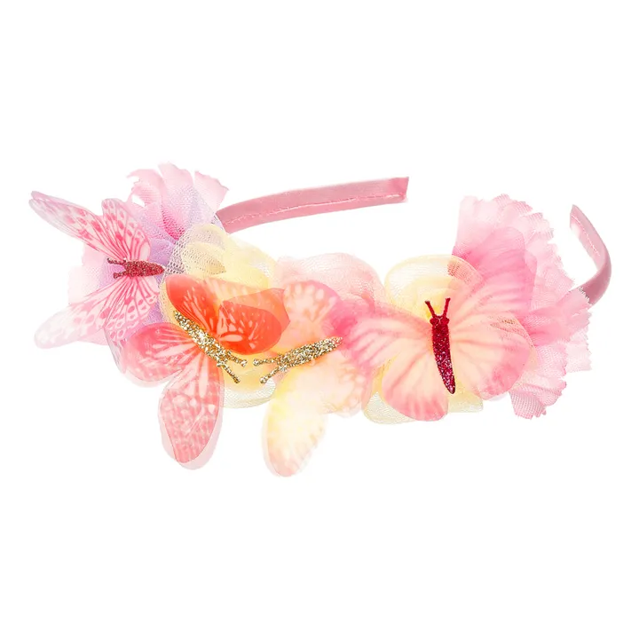 Diadema Lilyanne flores y mariposas- Imagen del producto n°0