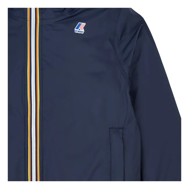Le Vrai Claude Orsetto giacca impermeabile foderata | Blu marino