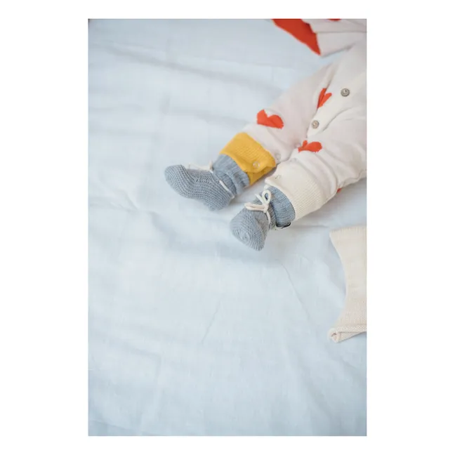 Zapatillas de punto de algodón ecológico Orion | Gris