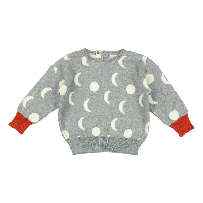 Moons Organic Cotton Sweater | Grey