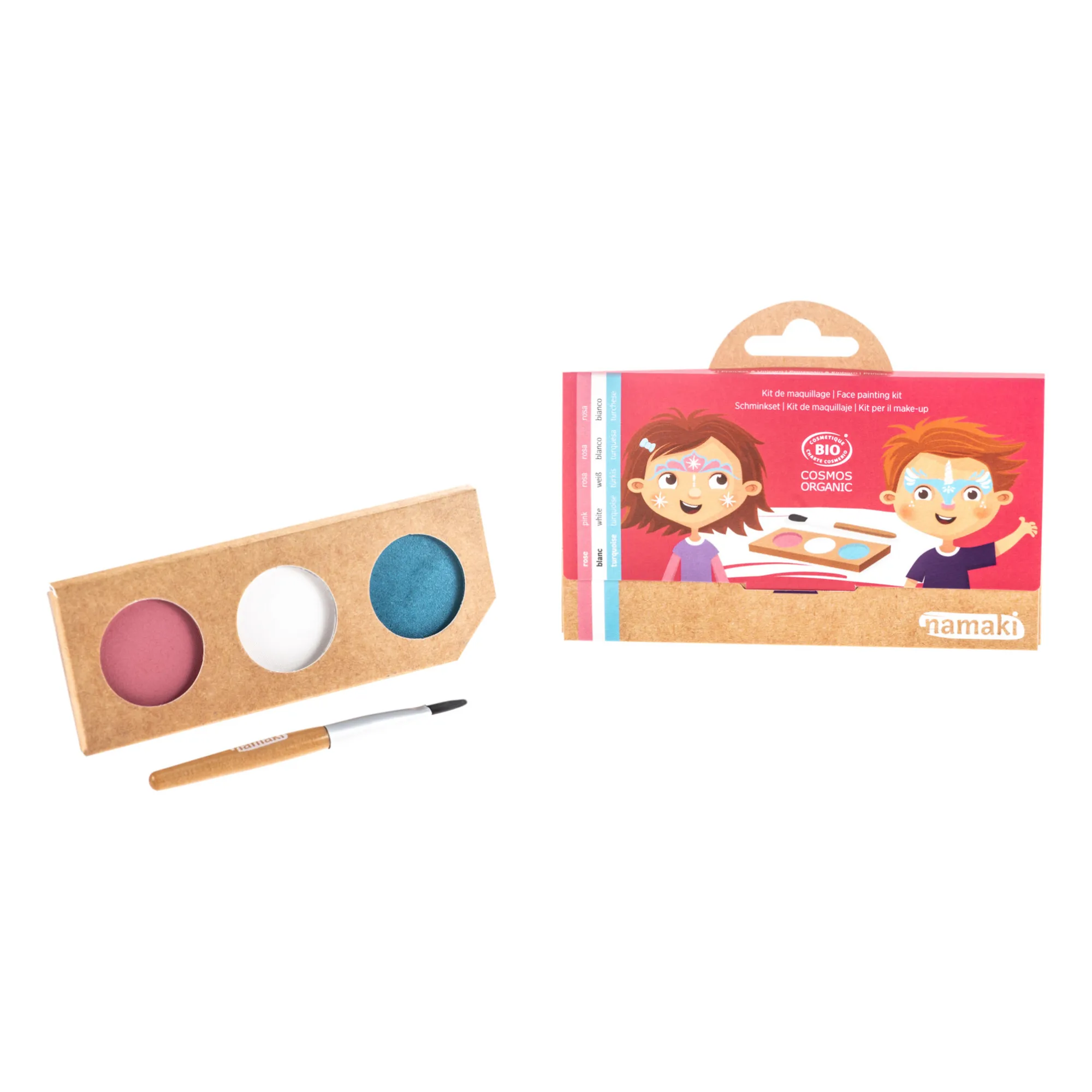 Namaki Pink Princess & Unicorn 3 Shades Makeup Kit
