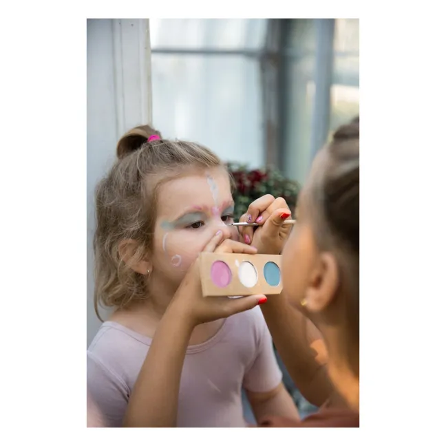 Kit de maquillaje de 3 sombras Princesse & Licorne | Rosa