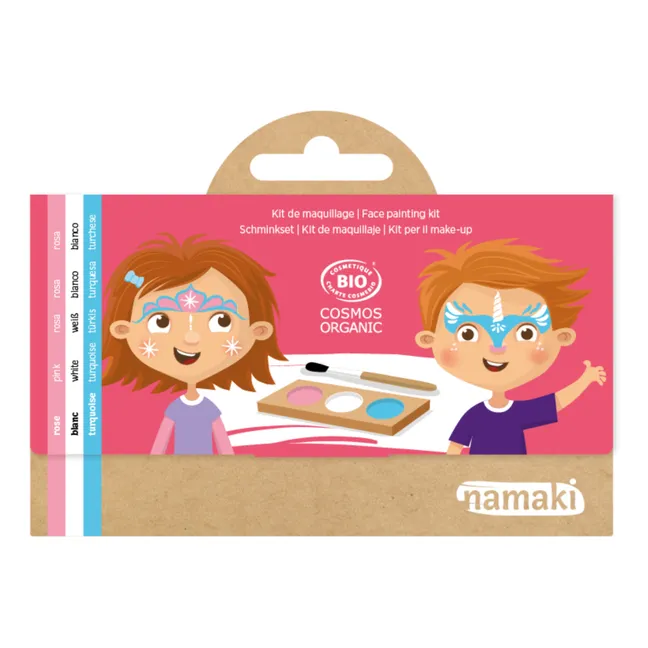 Kit de maquillage 3 fards Princesse & Licorne | Rose