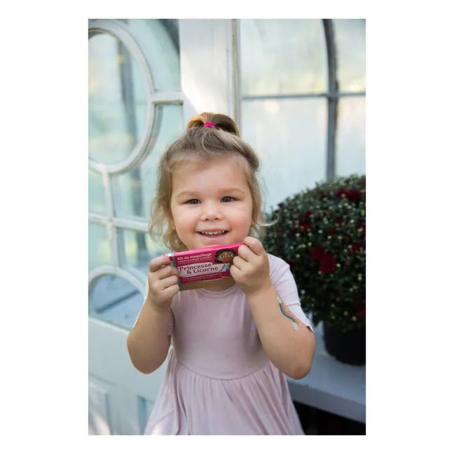 Kit de maquillaje de 3 sombras Princesse & Licorne | Rosa