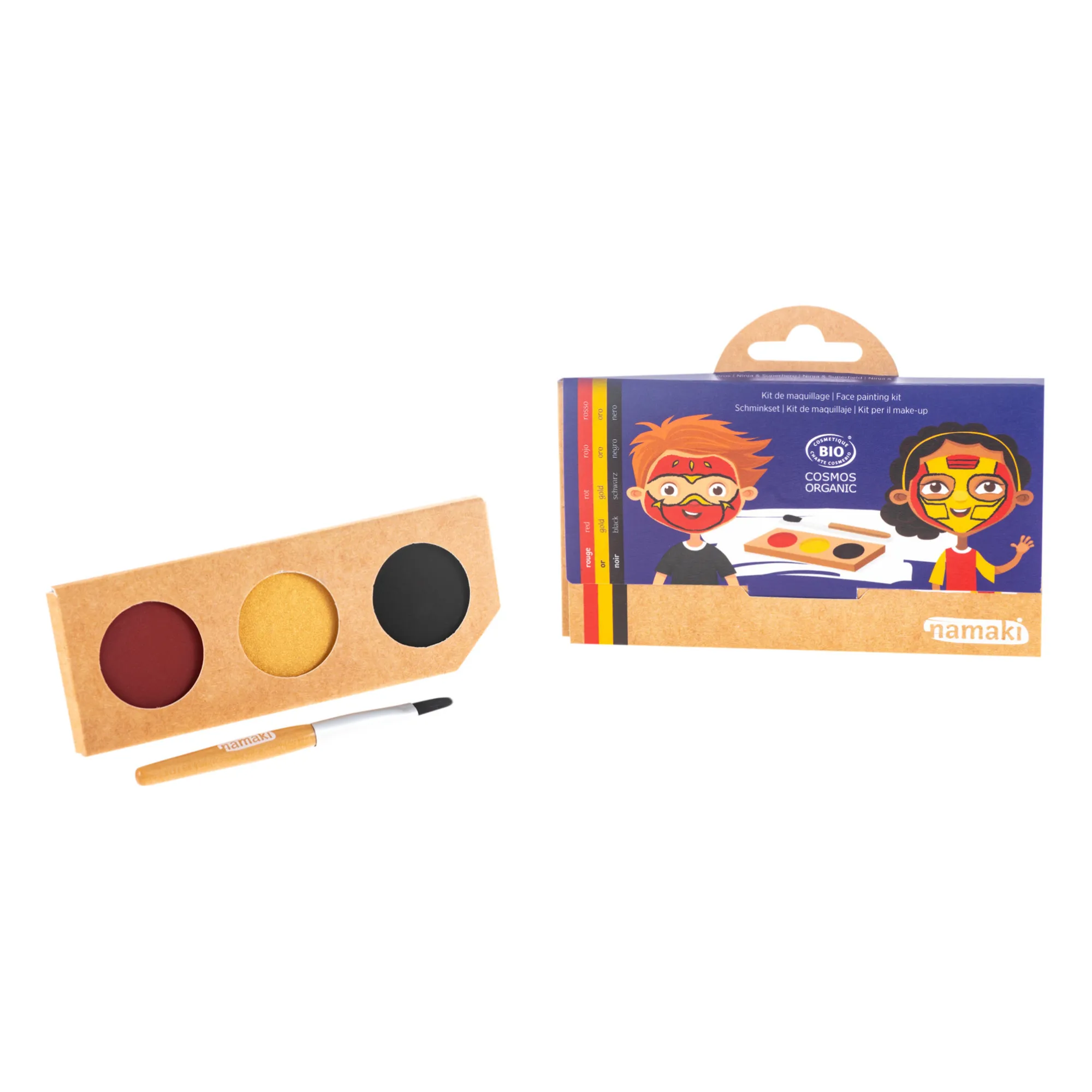 Namaki Red Ninja & Superhero 3 Color Makeup Kit