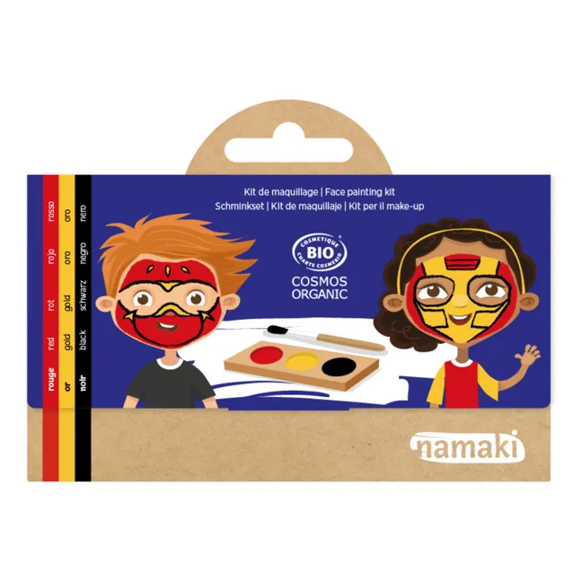 Kit de maquillage 3 fards Ninja & Super-Héros | Rouge