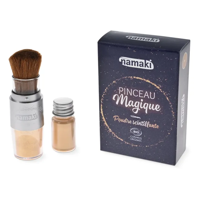 Magic brush and shimmering powder | Gold
