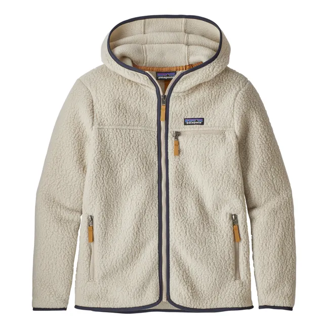 Forro polar Retro Pile Hoody W - Colección Mujer  | Crudo