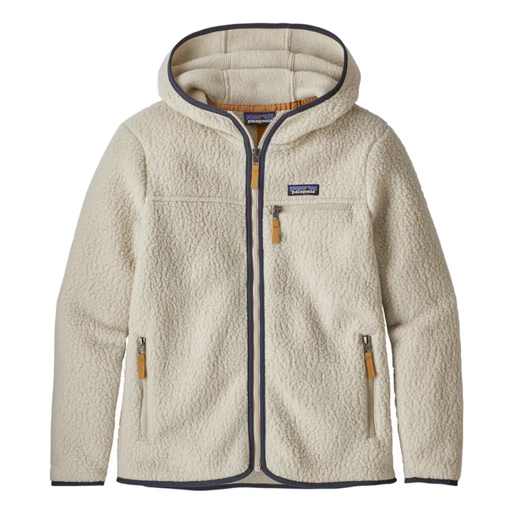 Polaire Retro Pile Hoody - Collection Femme  | Grège- Image produit n°0