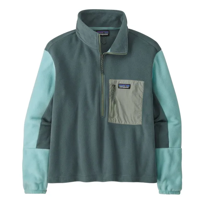 Microdini Zip-Up Fleece Jacket | Verdigris
