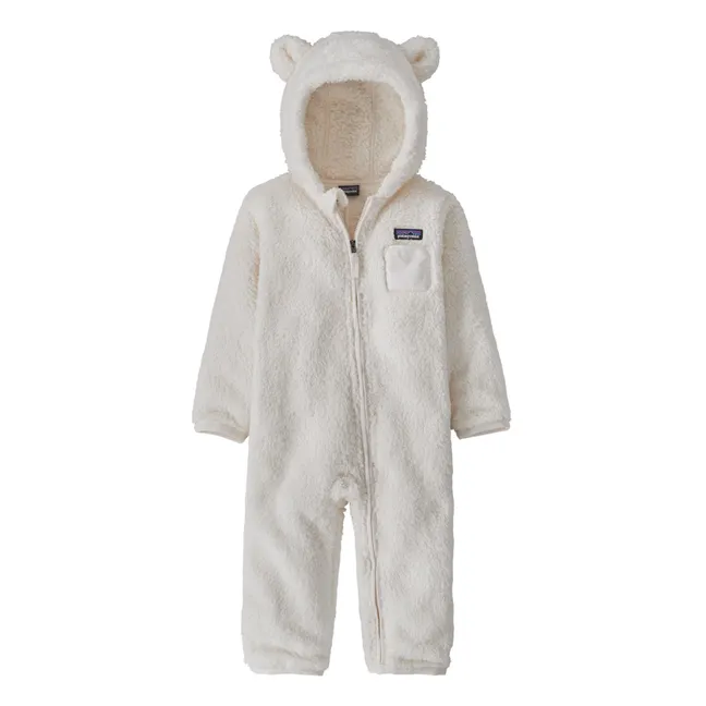 Combinaison Furry Polyester Recyclé | Ecru