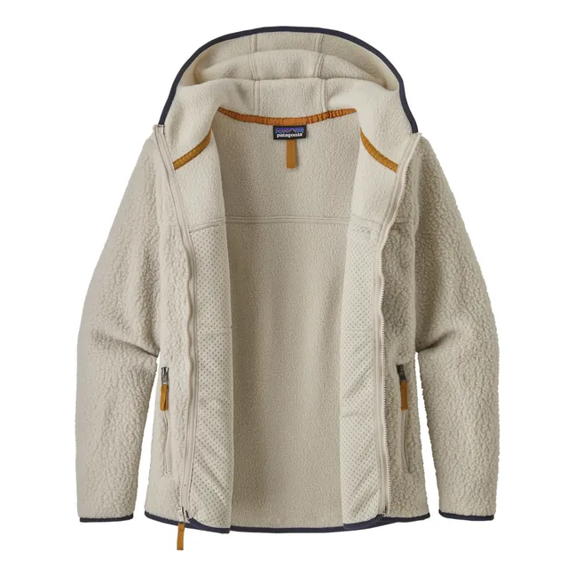 Forro polar Retro Pile Hoody W - Colección Mujer  | Crudo