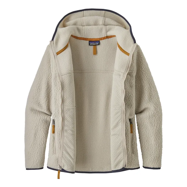 Polaire Retro Pile Hoody - Collection Femme  | Grège- Image produit n°1