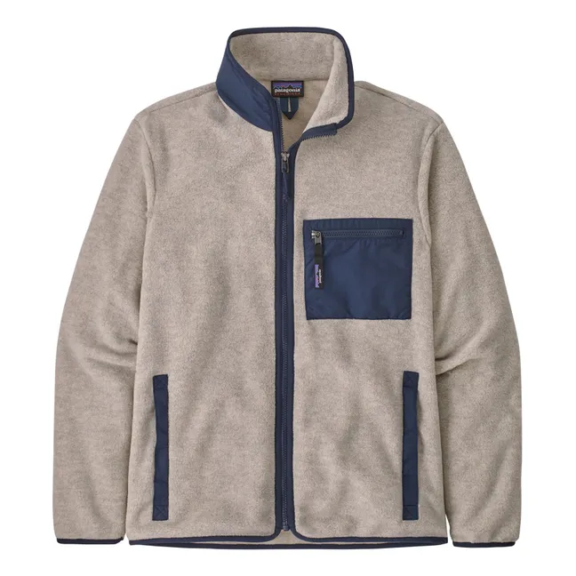 Synchilla Recycled Fibers Zip-Up Fleece Jacket | Heather beige