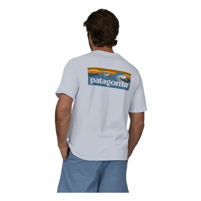 T-shirt Poche Boardshort Logo Recyclé | Blanc