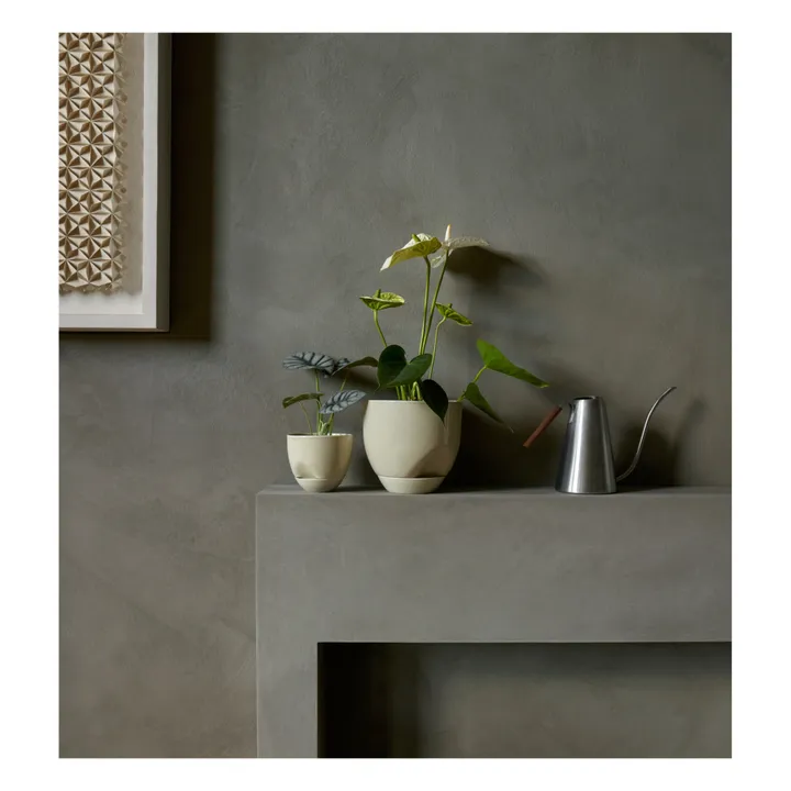 Cache pot Hydrous en céramique  | Beige- Image produit n°5