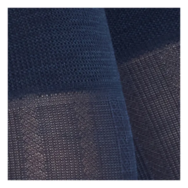 Freja organic wool knee-highs | Navy blue