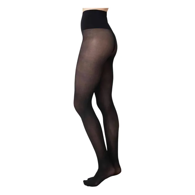 Swedish Stockings x Sheertex Collab - Lois Tear-Resistant 40 Denier tights | Black