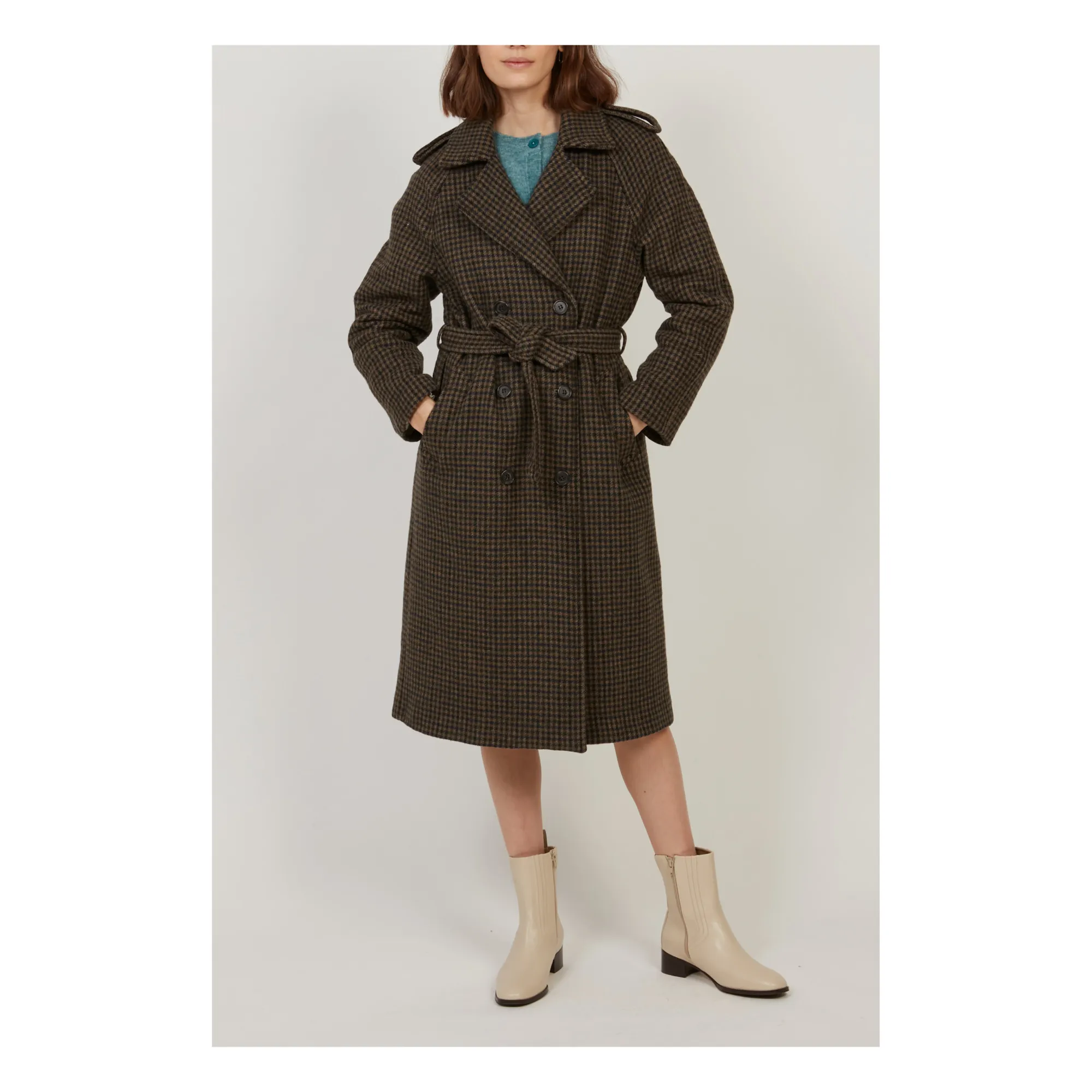 Hartford Khaki Vega Coat