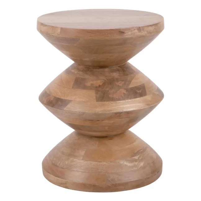 Table d'appoint Totem en bois | Bois clair