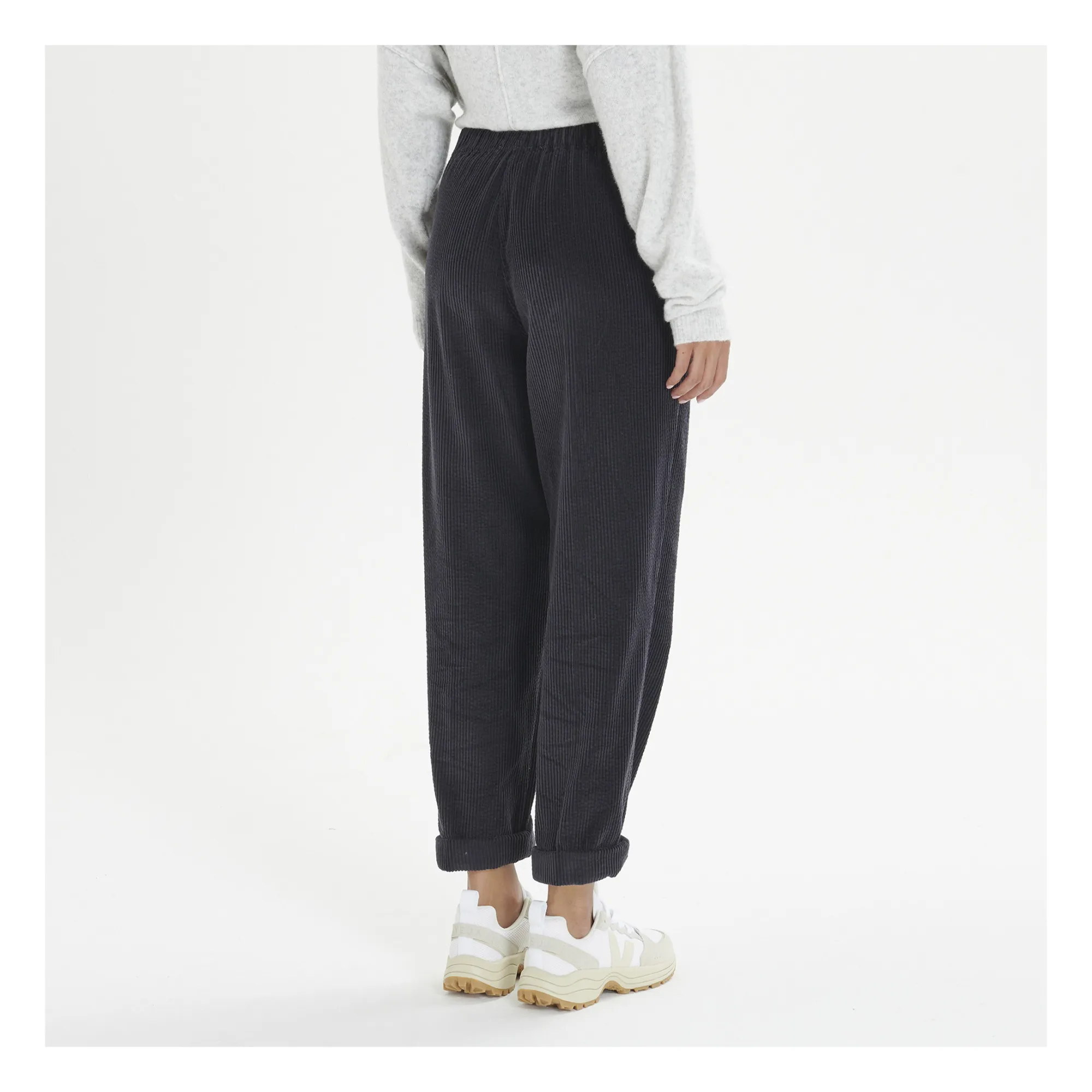 Pantalon Velours Côtelé Padow | Carbone- Image produit n°2