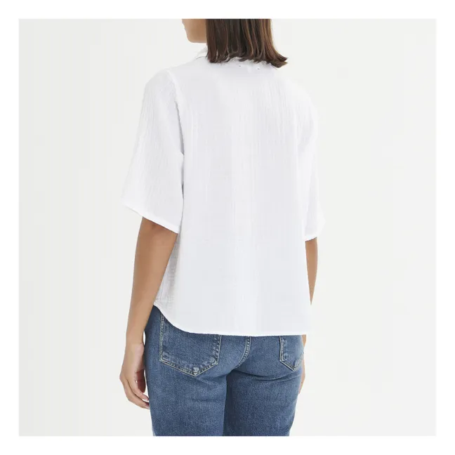 Blouse Ryder Gaze de Coton | Blanc