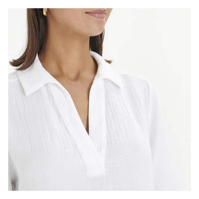 Blouse Ryder Gaze de Coton | Blanc