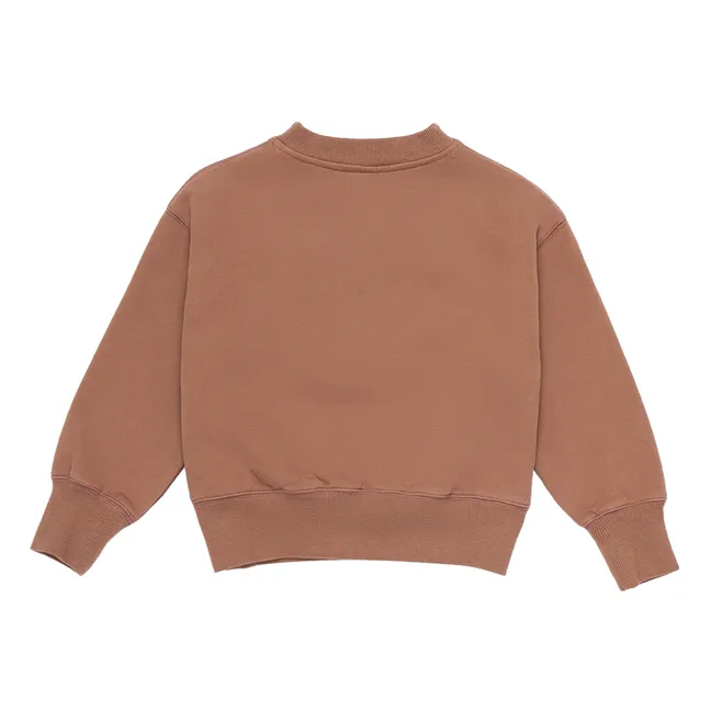 Amara Responsible Cotton Sweatshirt | Brown