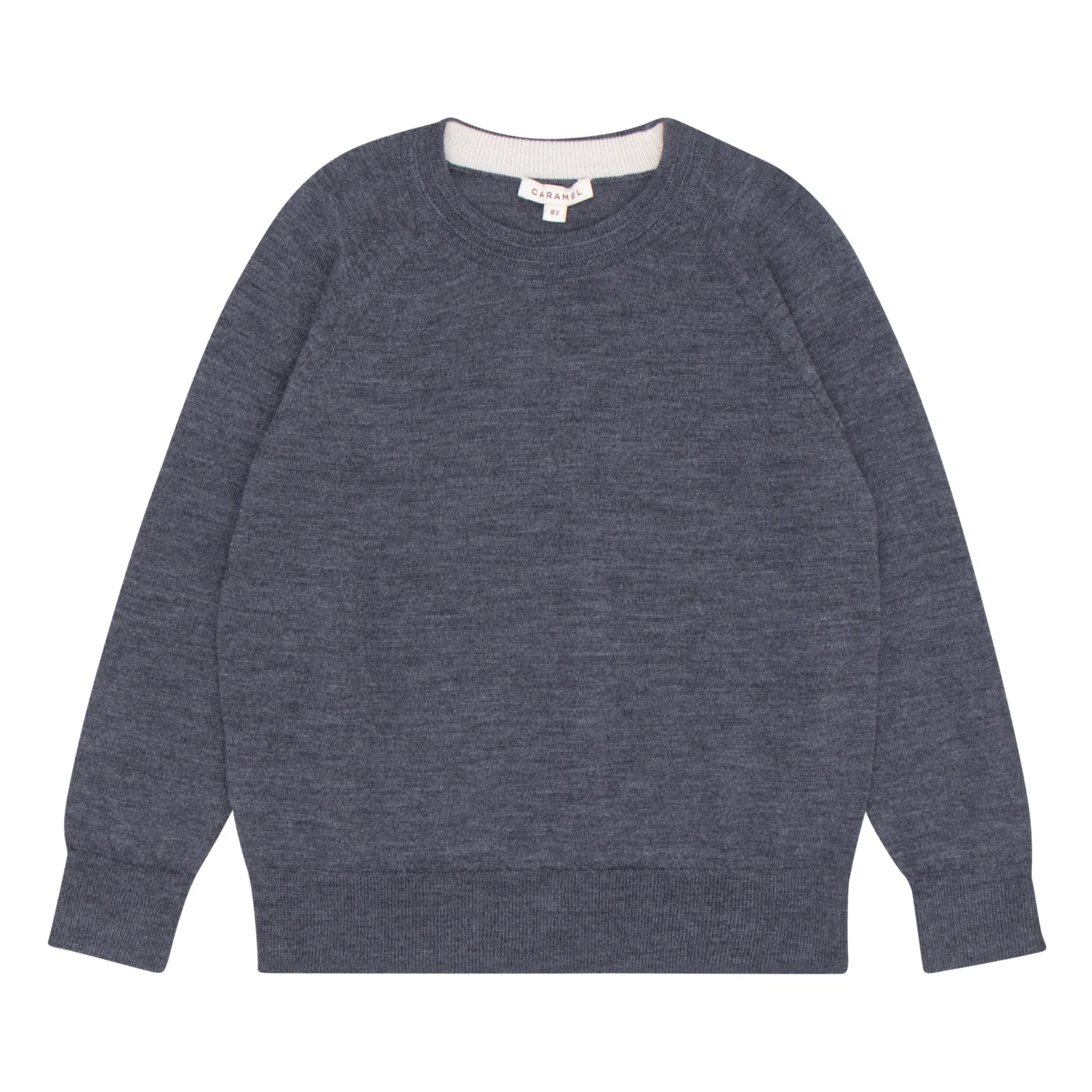Caramel Heather Grey Keira Merino Jumper