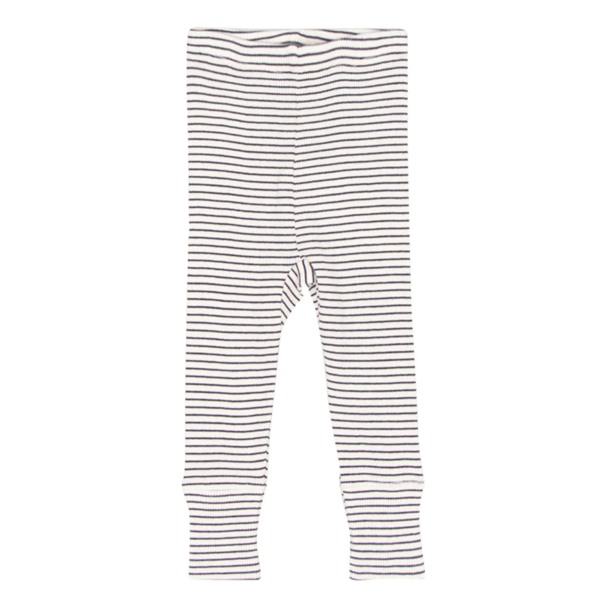 Caramel Navy Blue Judd Striped Leggings