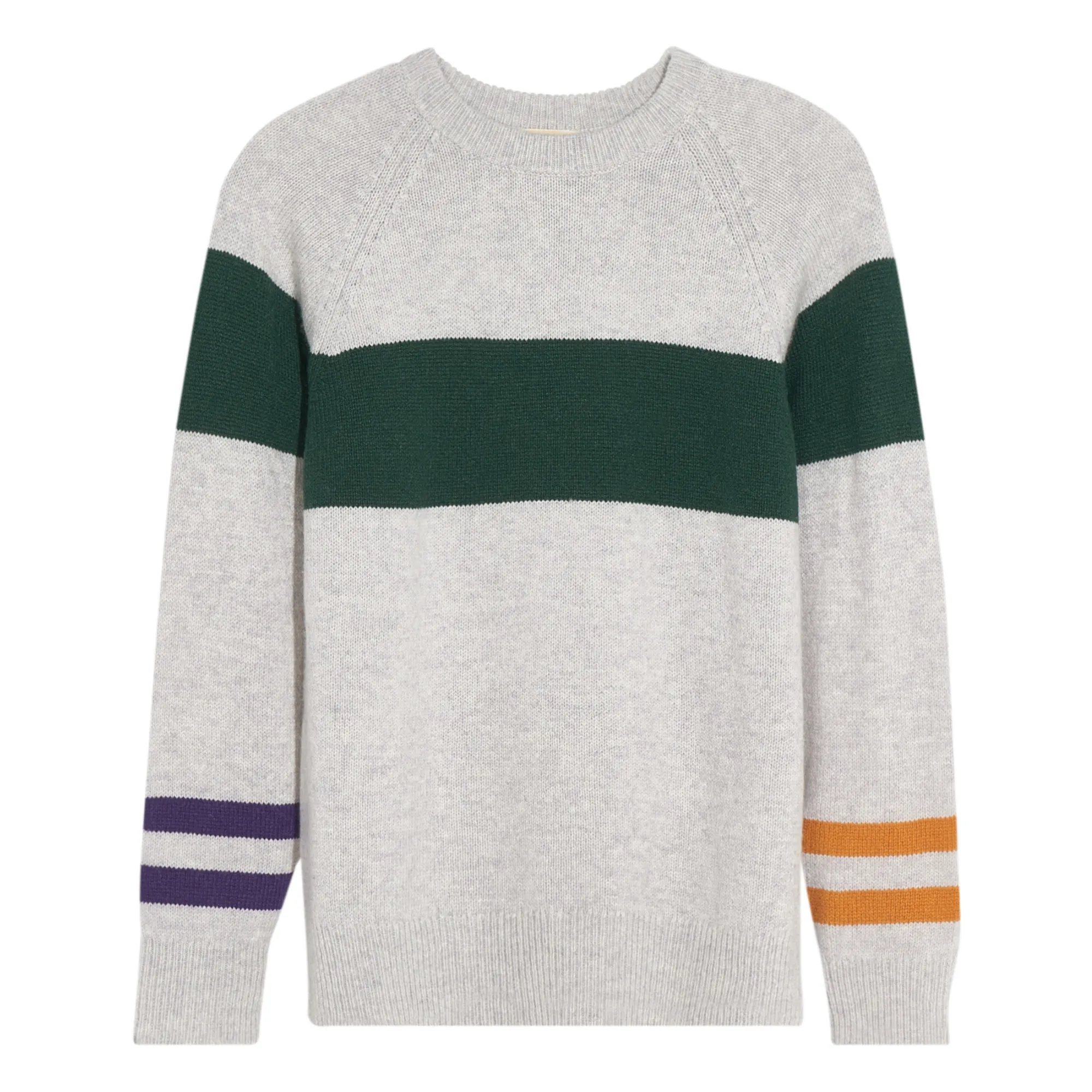Bellerose Light Grey Gimro Merino Wool Jumper