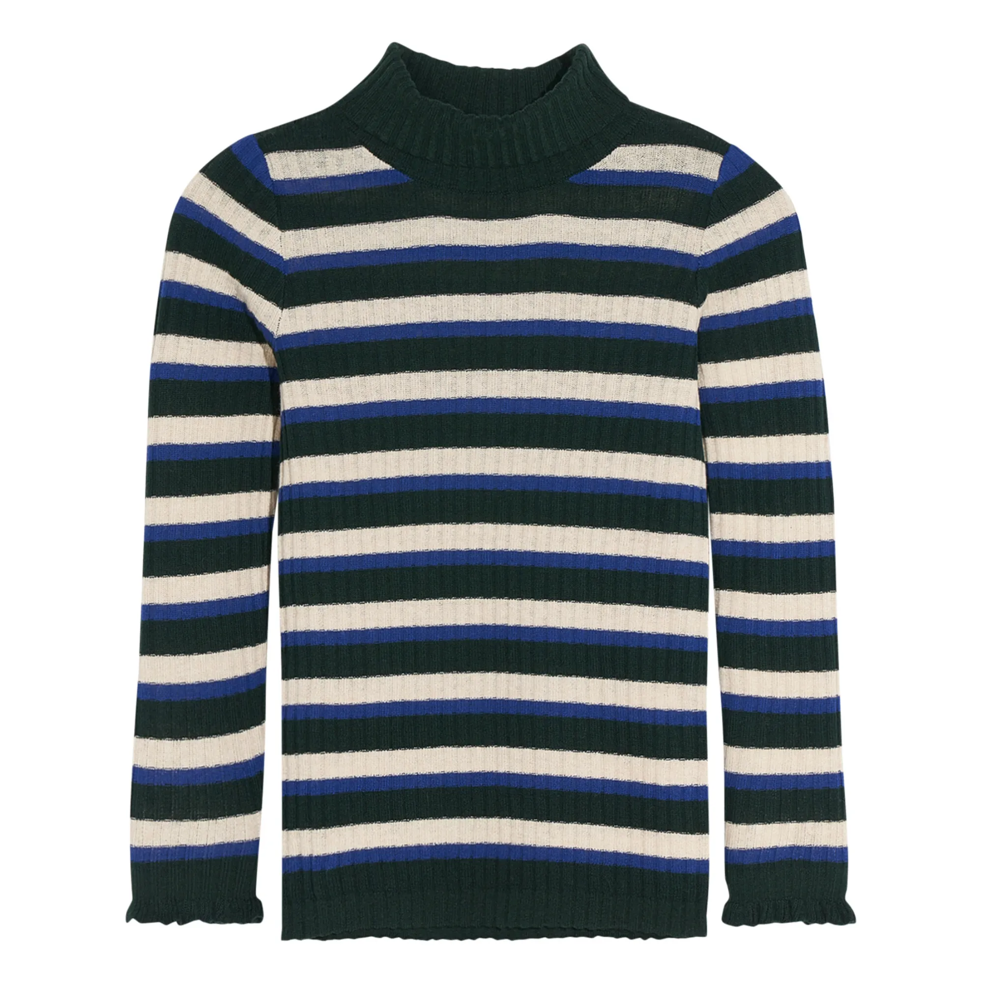 Bellerose Dark Green Gouly Turtleneck Jumper